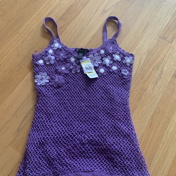 Crochet lined tank style - Picture 3 of 4